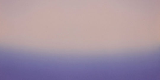 Southern Ocean Evening IV, 40 x 38cm, 2011. Monotype by Wayne Viney